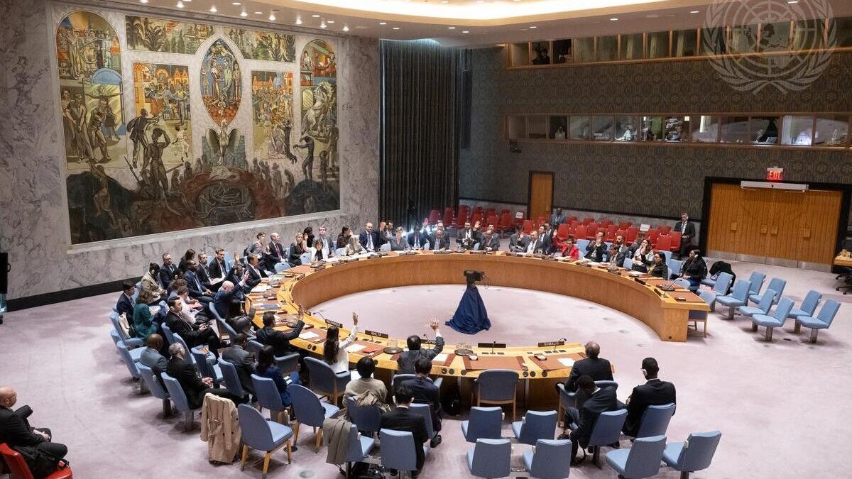 Photo of Security Council in session