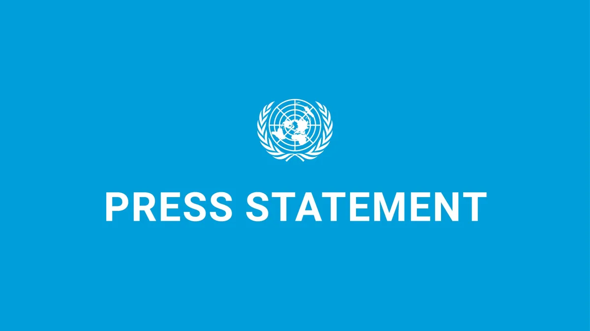 A graphics of UN in Somalia Press Statement cover image