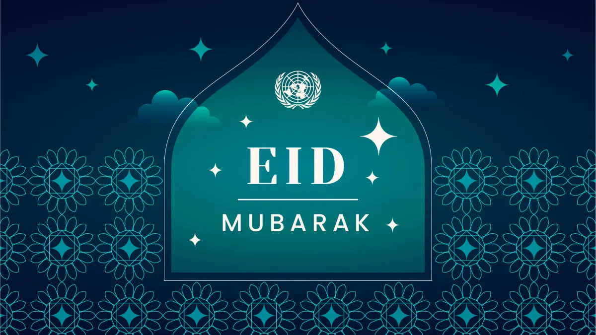 Designed cover image for Eid greetings