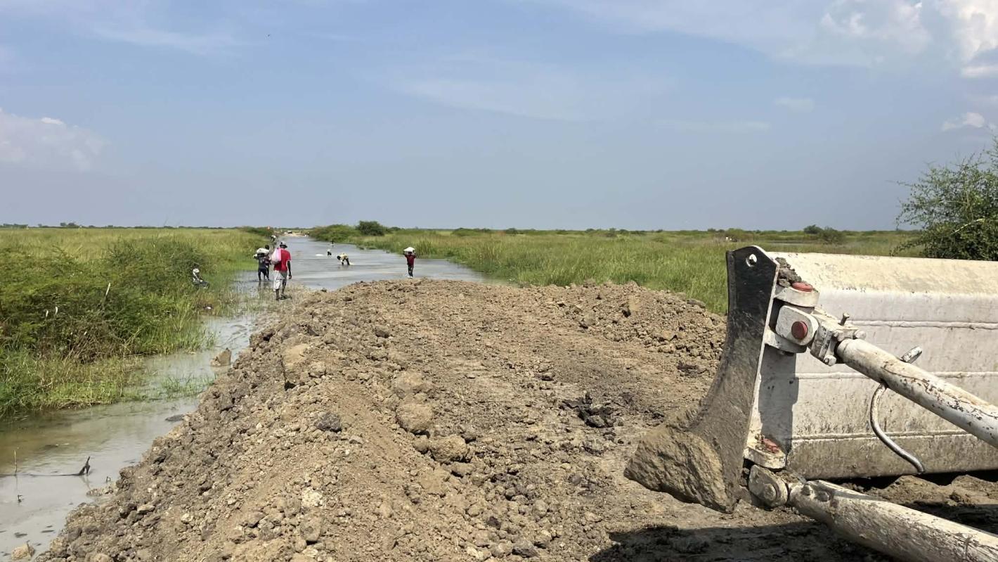 road work in malakal