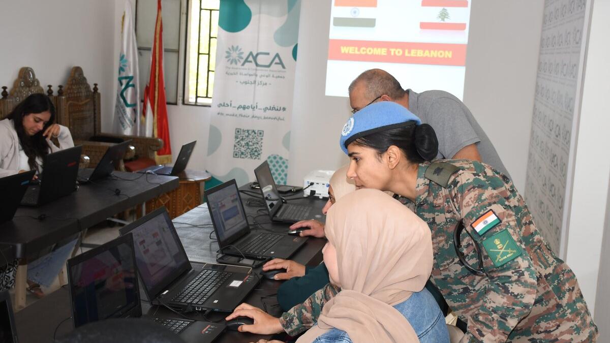 Peacekeepers launch computer course for local women