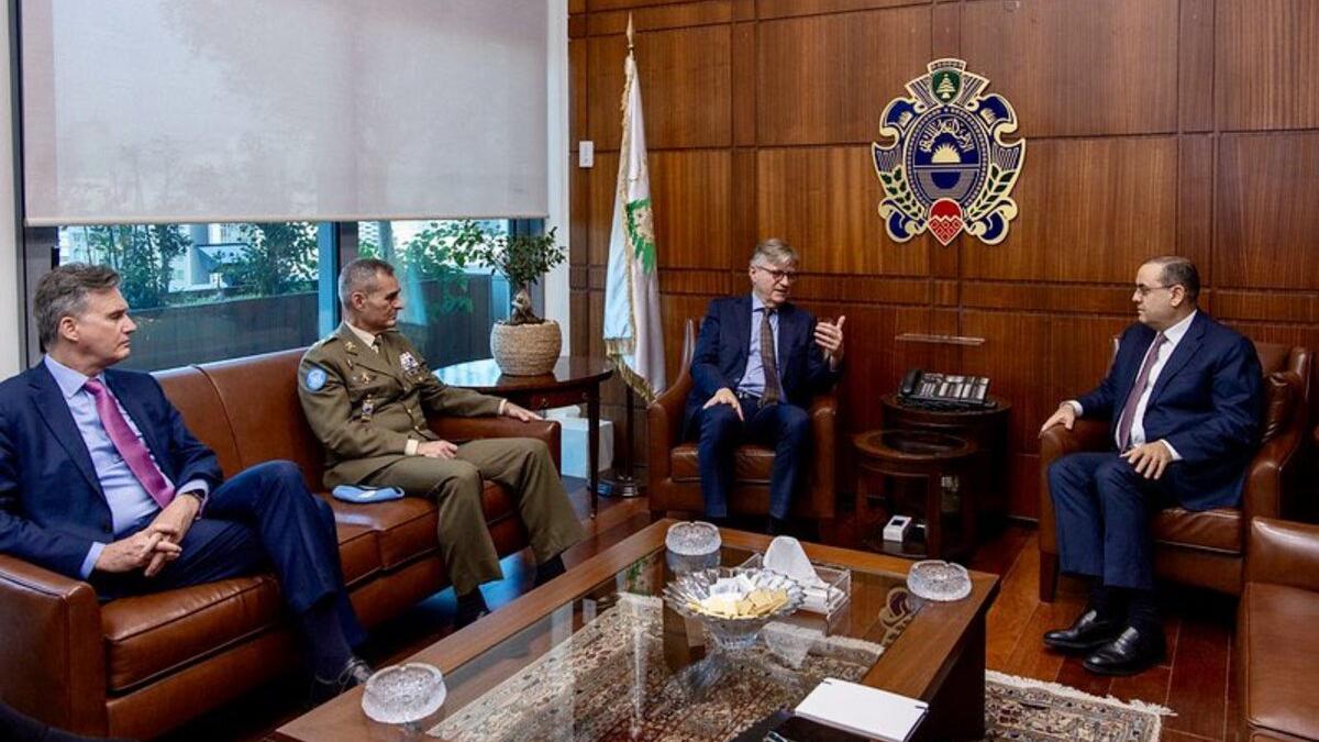 Jean-Pierre Lacroix meets with high-level representatives.