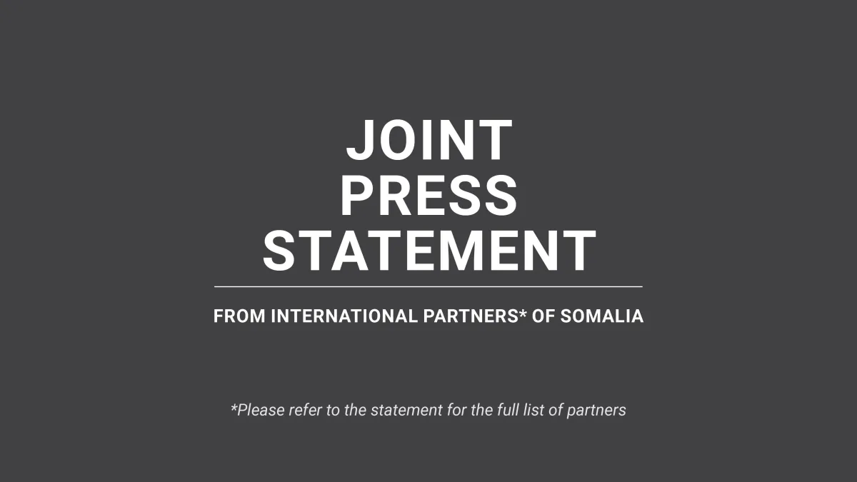 Joint statement of the international community on the political situation in Somalia