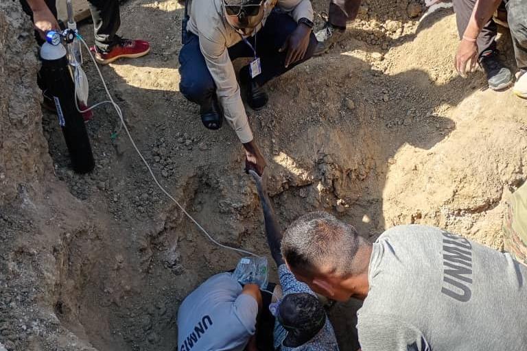 UNMISS peacekeepers save man in Renk