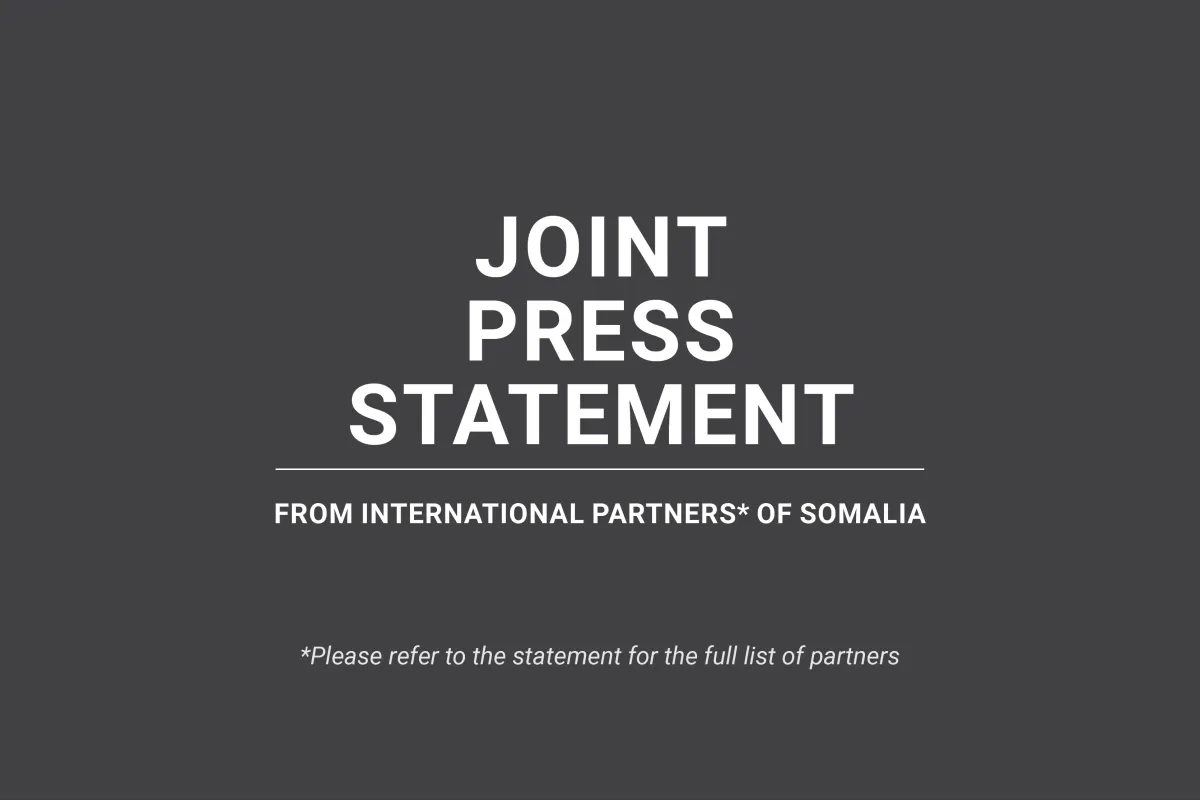 Joint statement of the international community on the political situation in Somalia