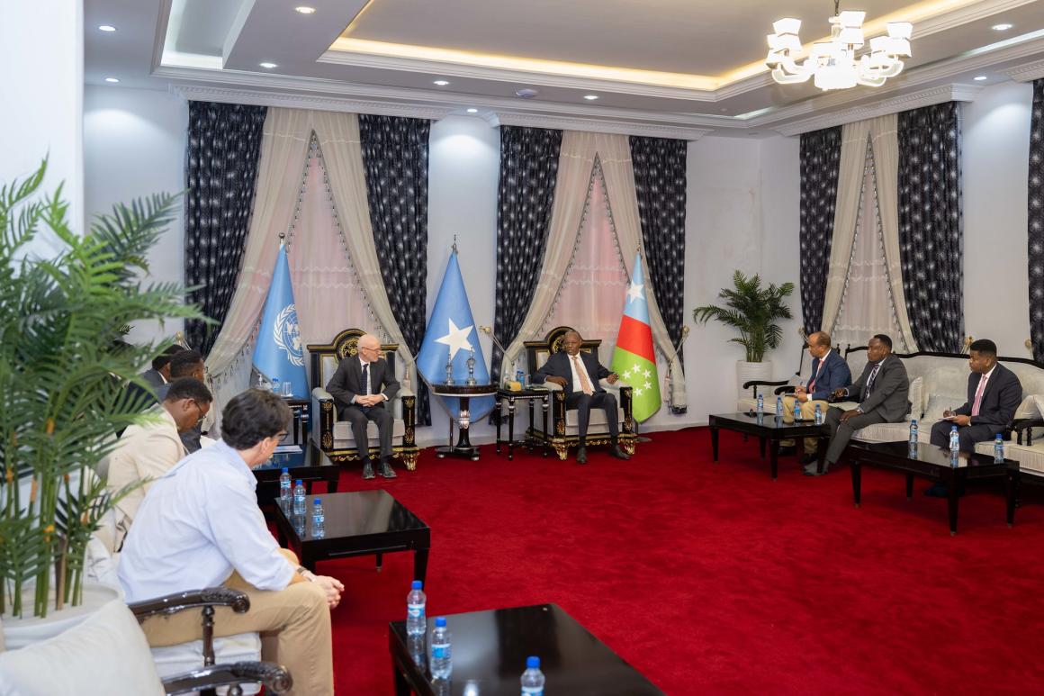 UN Special Representative James Swan visits Baidoa